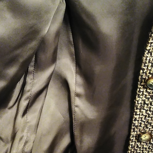 Tombolini brown and tan wool blend tweed  … - Picture 6 of 9